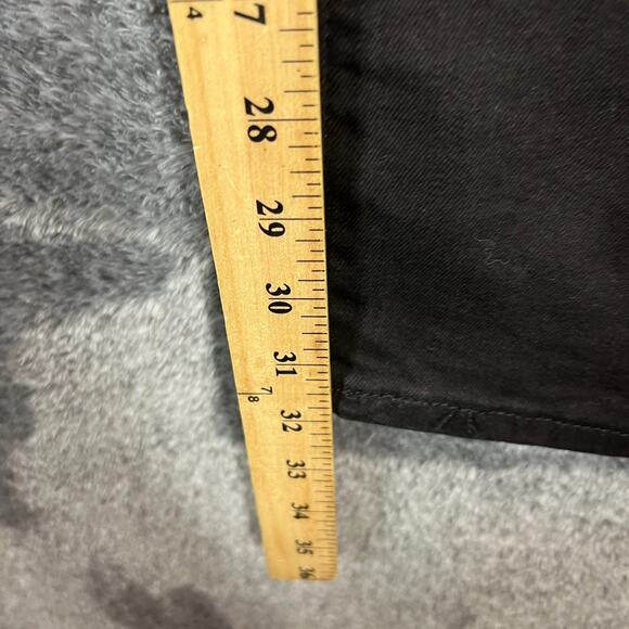 Levis 501 Jeans Mens 28x34 Black Button Fly Western Irregular New Classic Denim - Picture 10 of 13